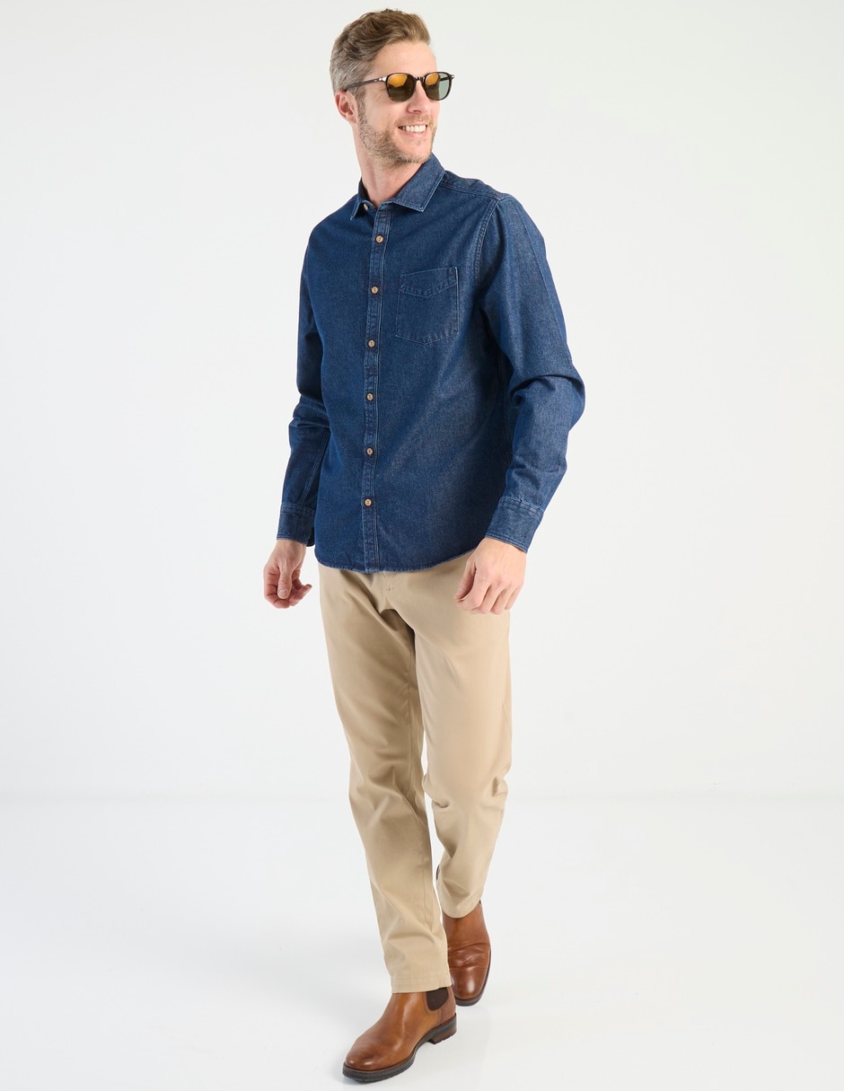 CAMISA R STREET RS2603, XG, AZUL MEDIO