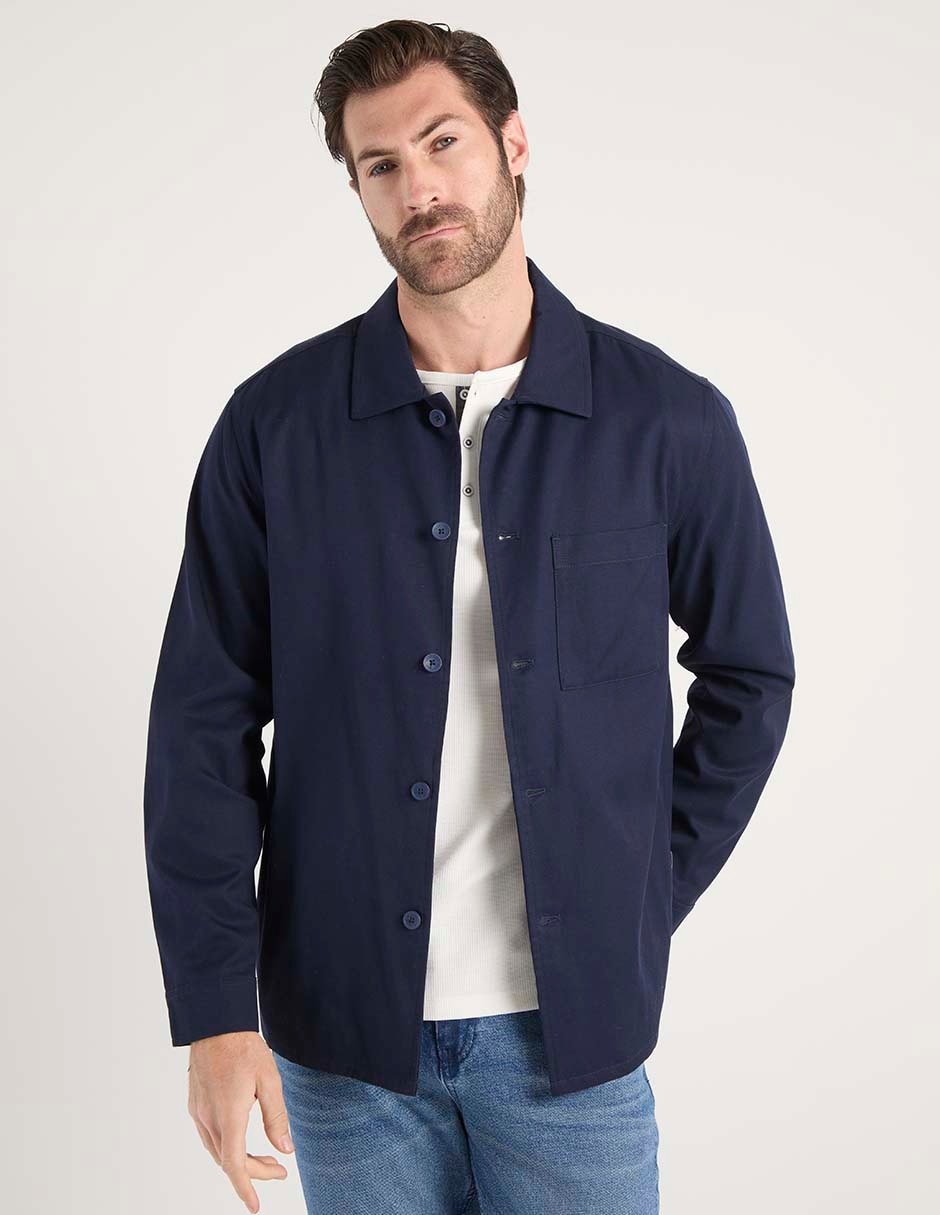 Sobrecamisa casual manga larga para hombre Sobrecamisa casual manga larga para hombre