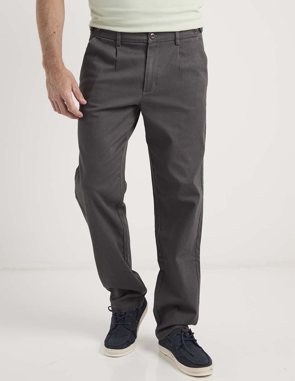 Pantalón straight de algodón para hombre Pantalón straight de algodón para hombre