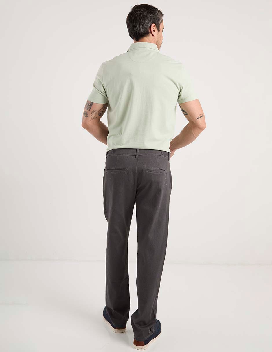 Pantalón straight de algodón para hombre 6