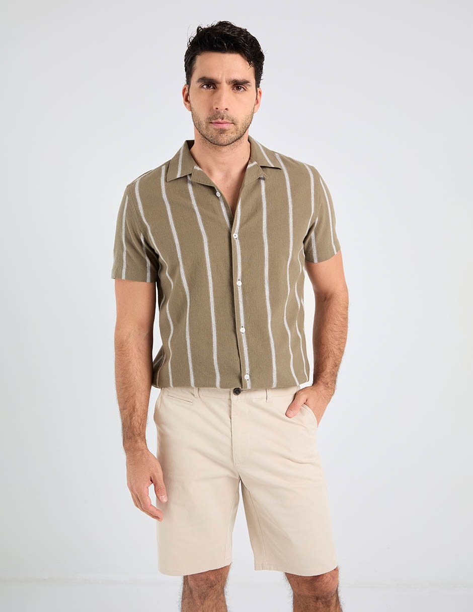Bermuda de algodón para hombre