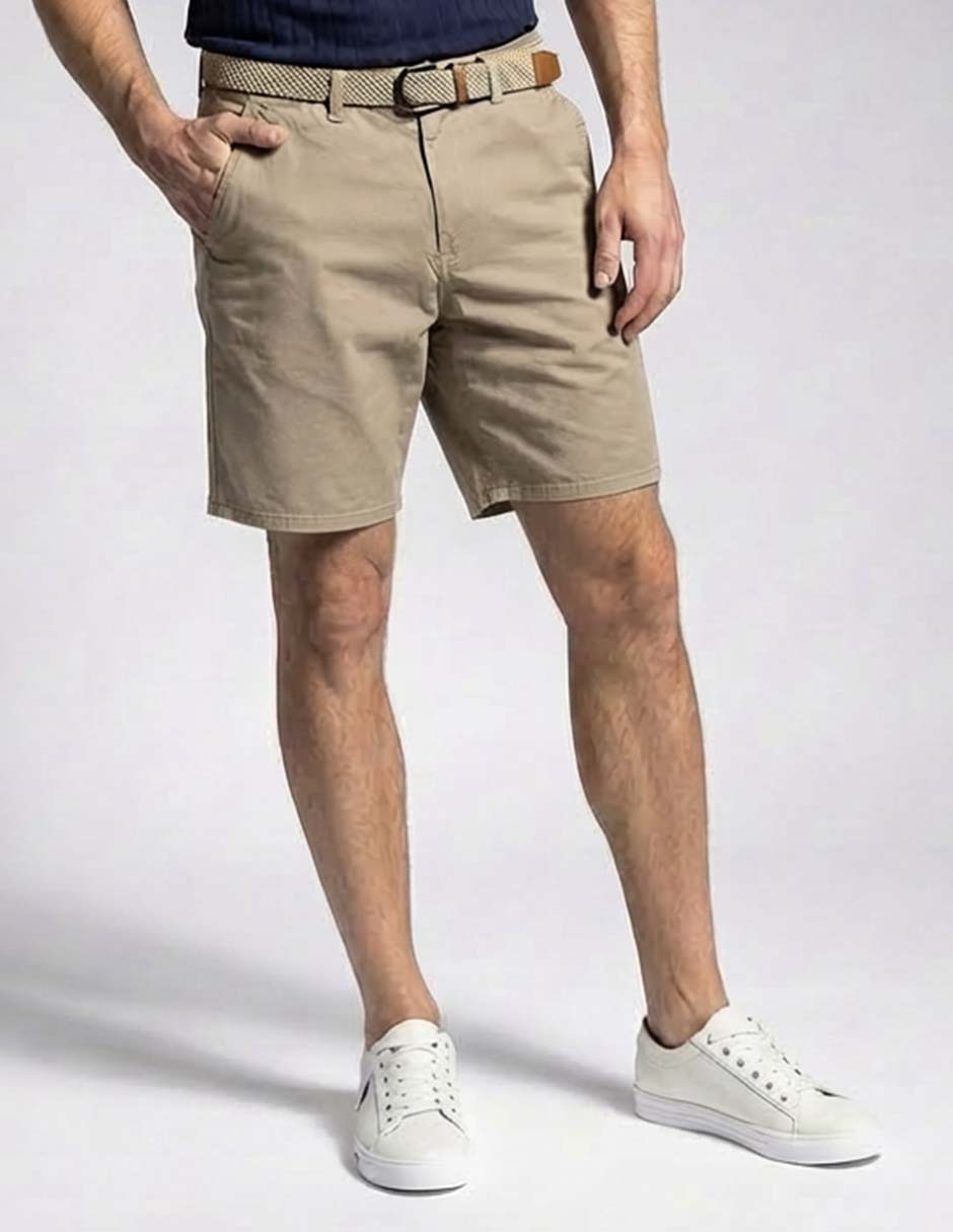 Bermuda de algodón para hombre