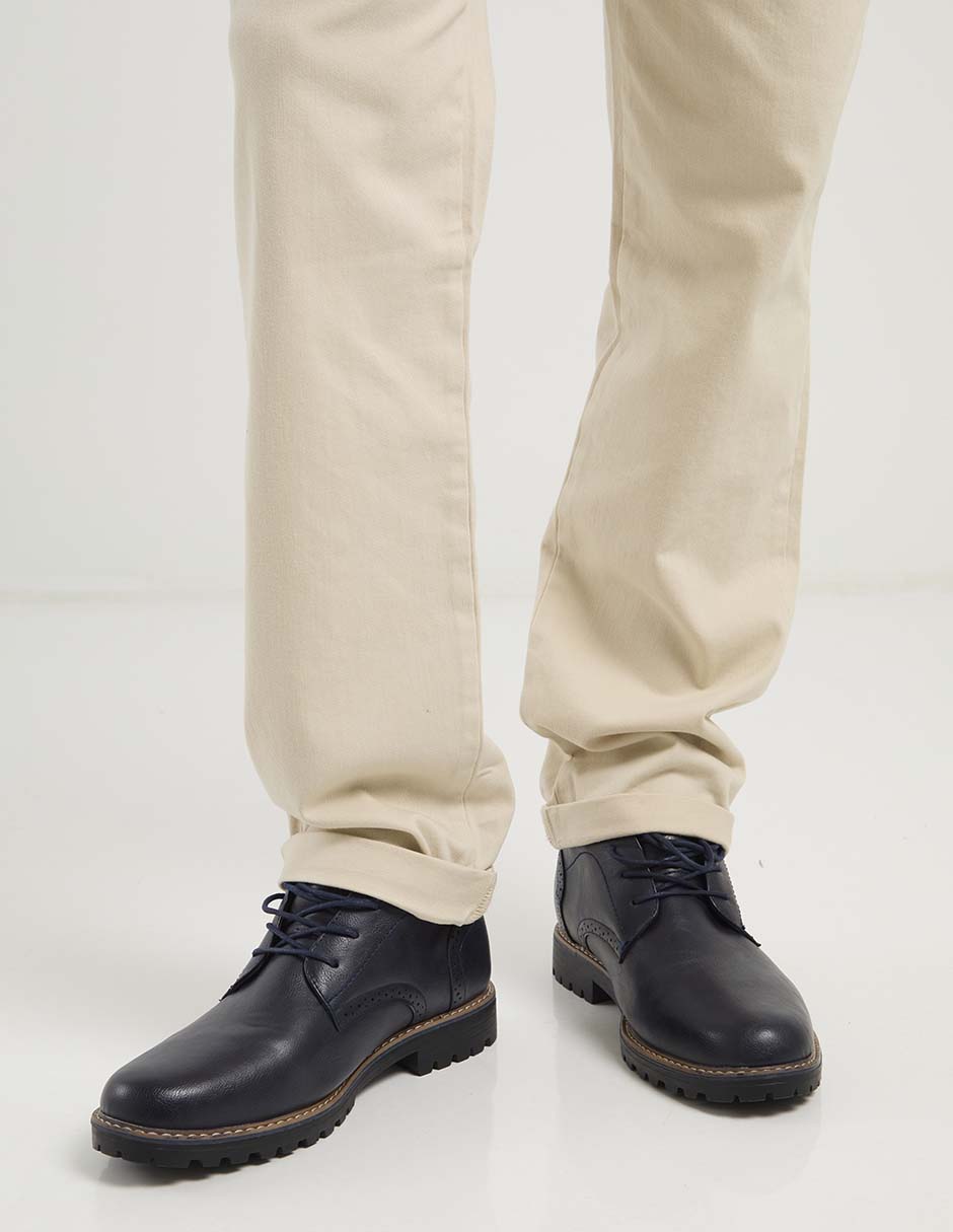 Pantalón straight de algodón para hombre 5