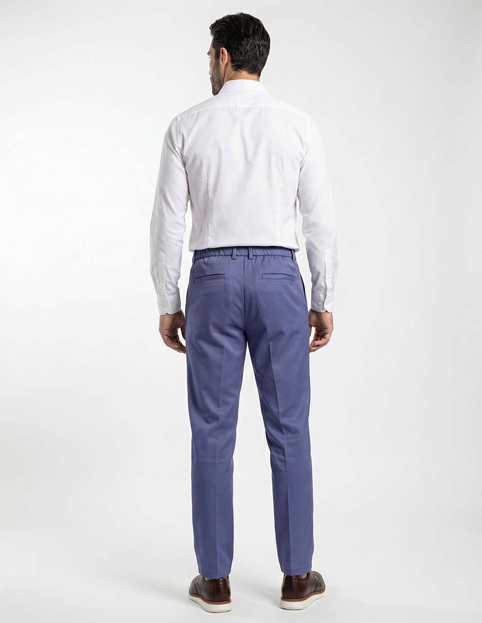 Pantalón regular de algodón para hombre 2
