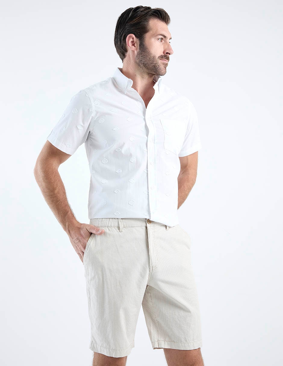 Bermuda de algodón para hombre