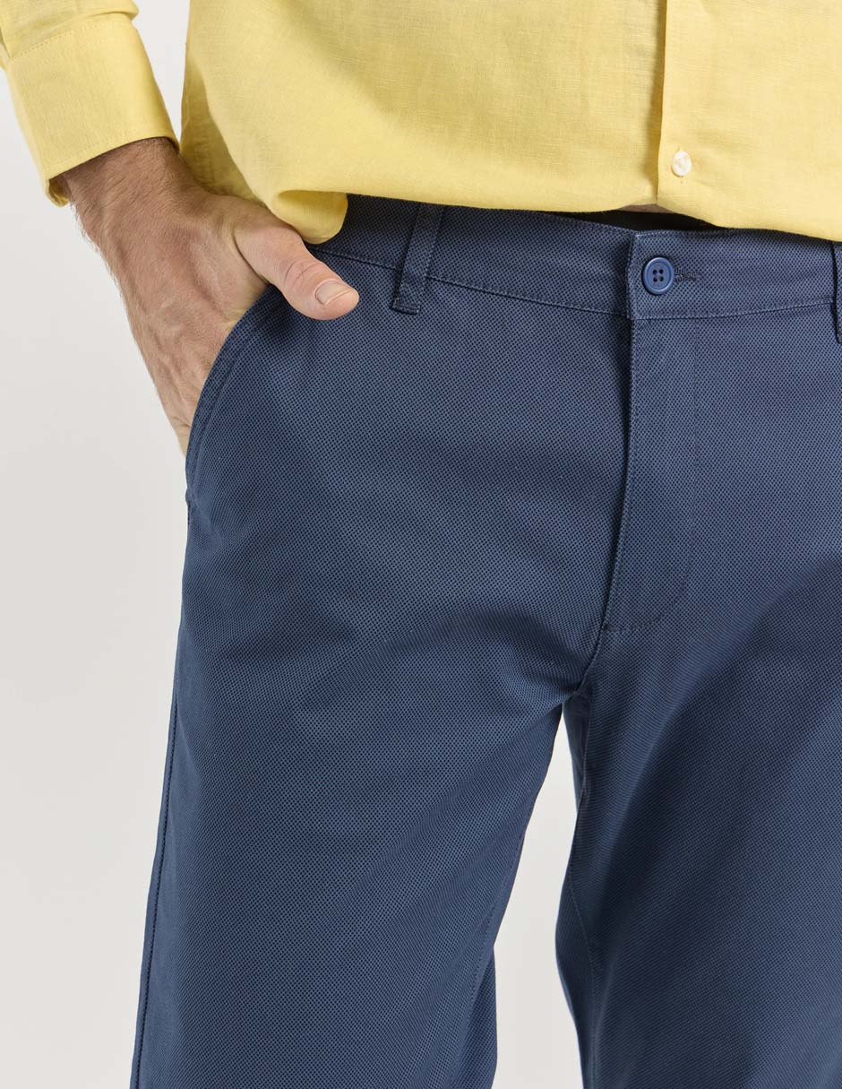 Pantalón slim de algodón para hombre 4