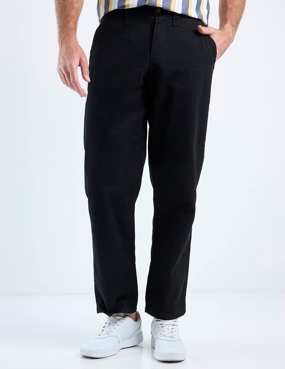 Pantalón casual slim de algodón para hombre