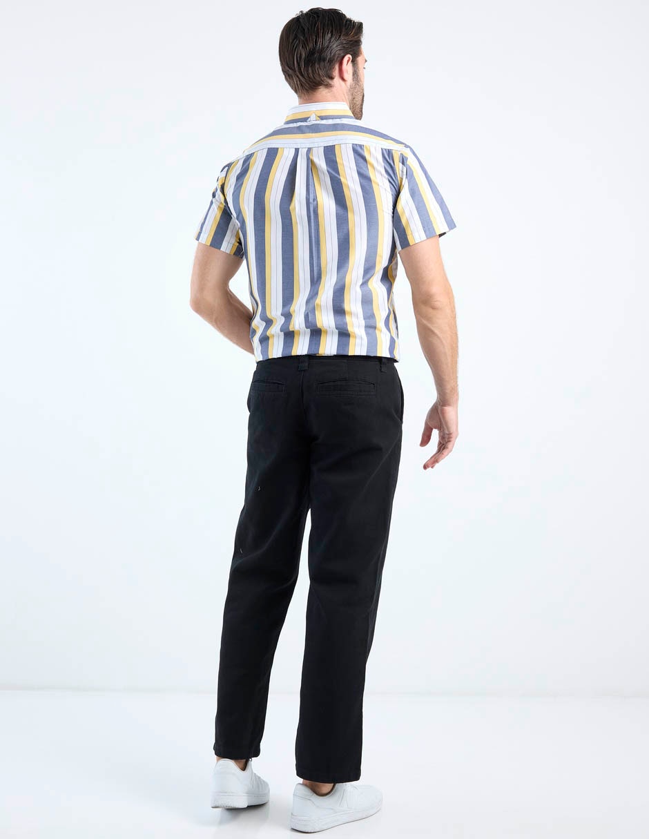 Pantalón casual slim de algodón para hombre 6