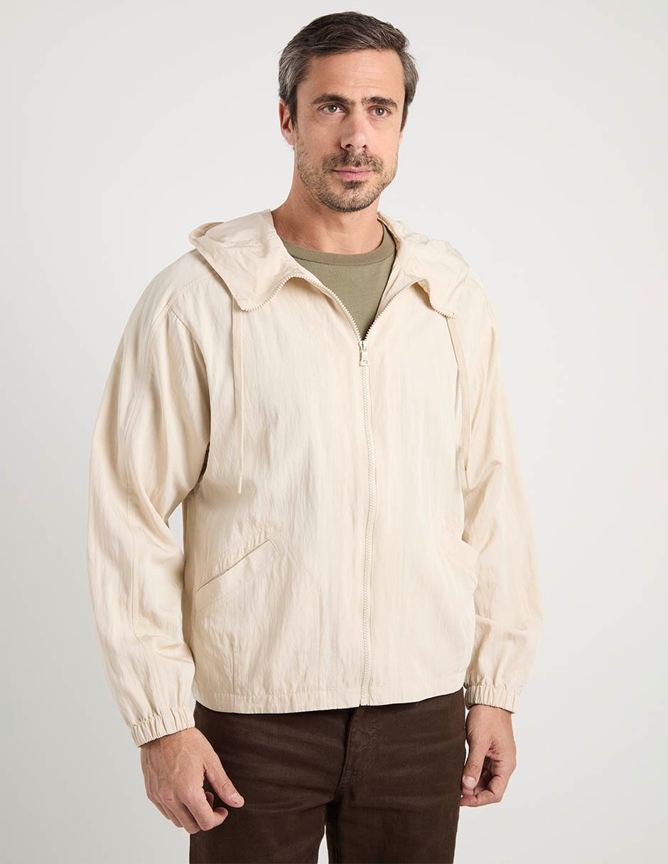 Chamarra rompevientos con bolsillos para hombre Chamarra rompevientos con bolsillos para hombre
