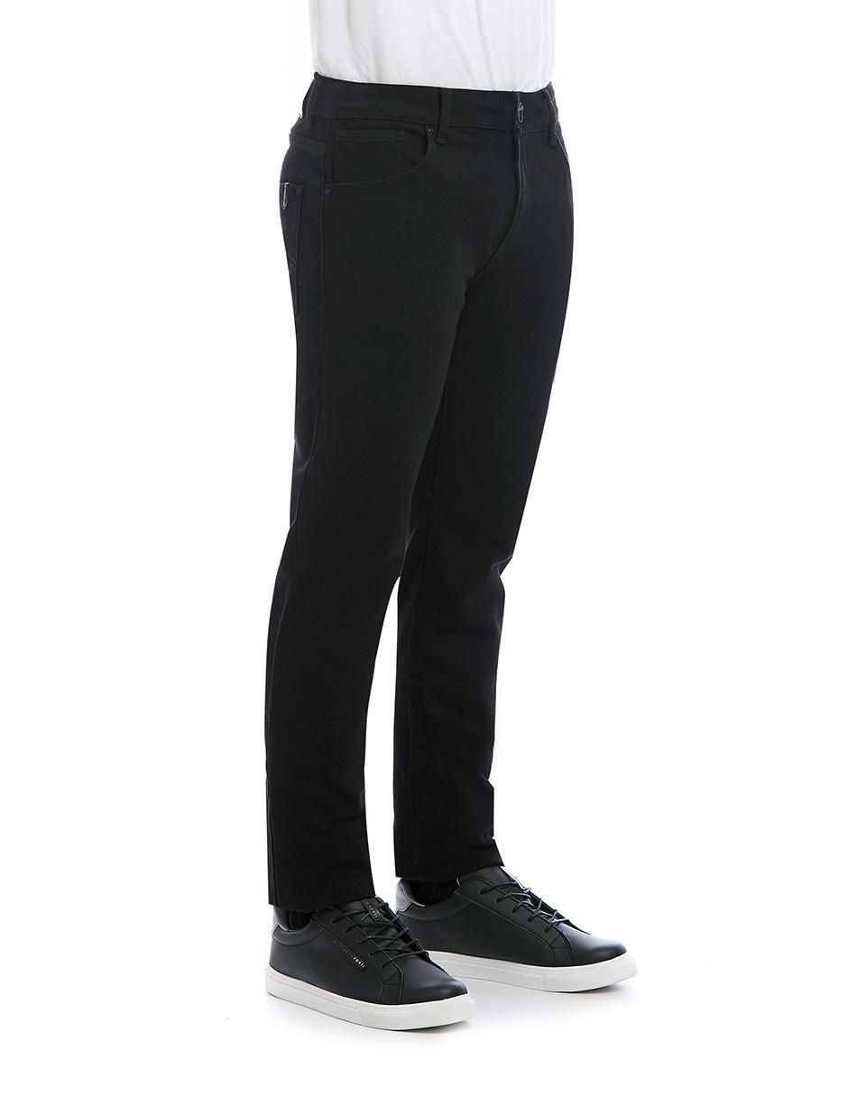 Jeans straight lavado obscuro para hombre 2