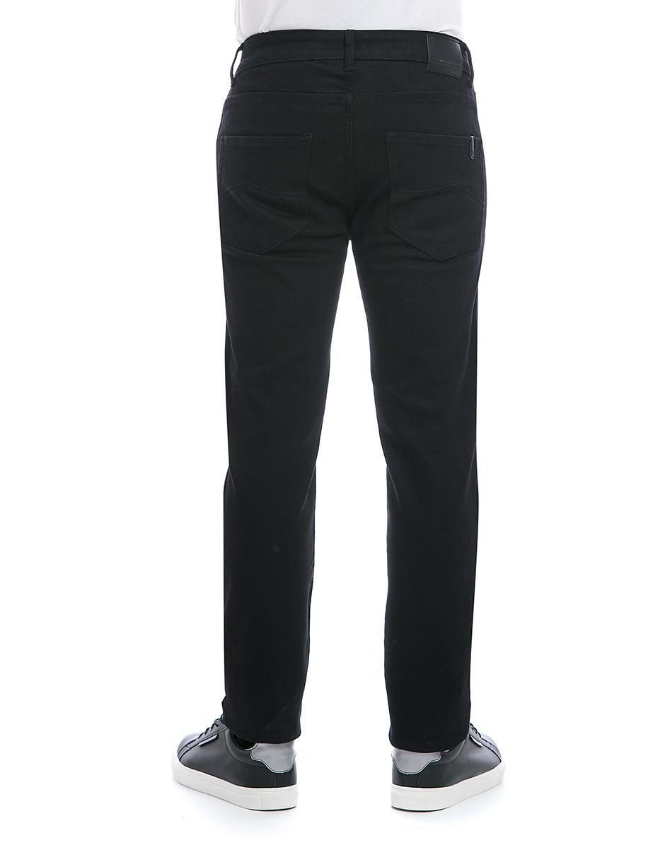 Jeans straight lavado obscuro para hombre 3