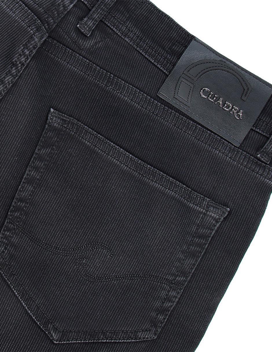 Jeans straight lavado obscuro para hombre 6