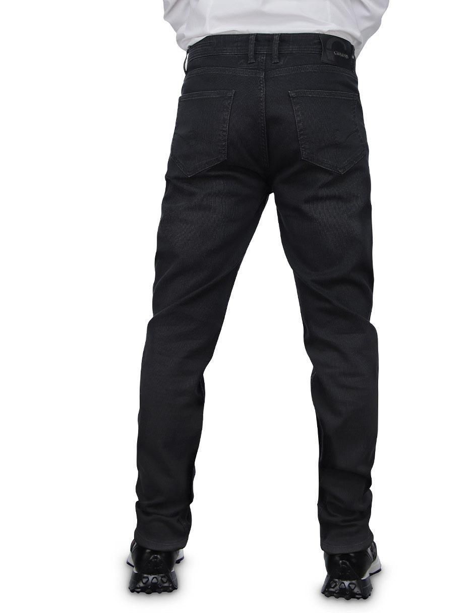 Jeans straight lavado obscuro para hombre 2