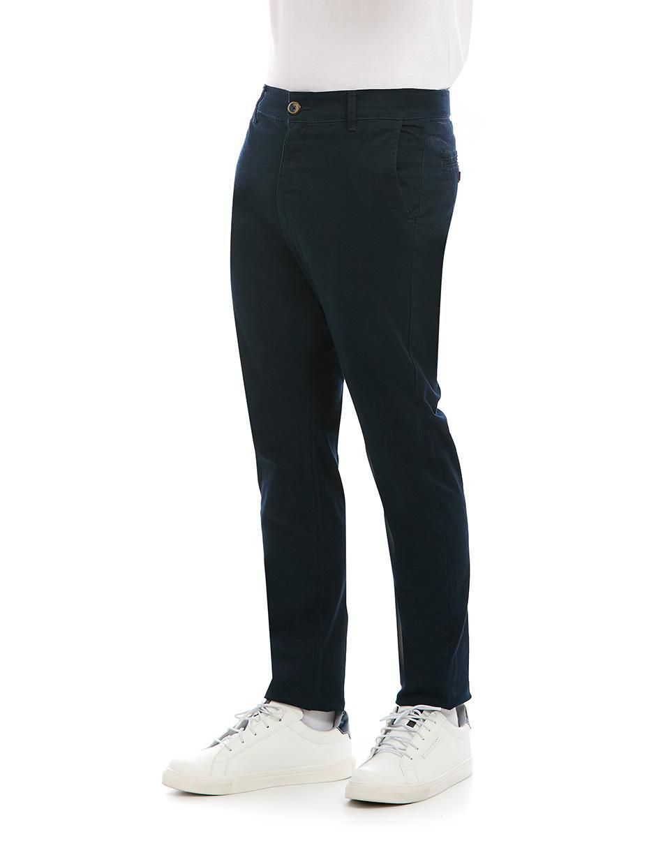 "pantalón" business casual regular slim vittorio forti "de" algodón "para hombre"