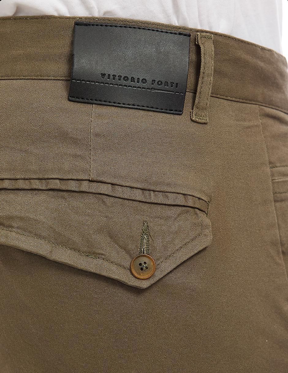 Pantalón business casual chino slim para hombre 4