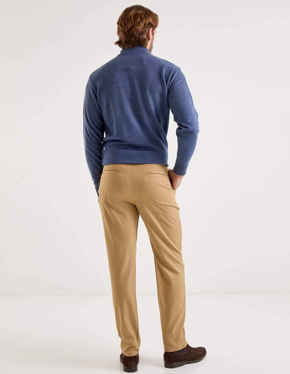 Pantalón chino straight de algodón para hombre 2