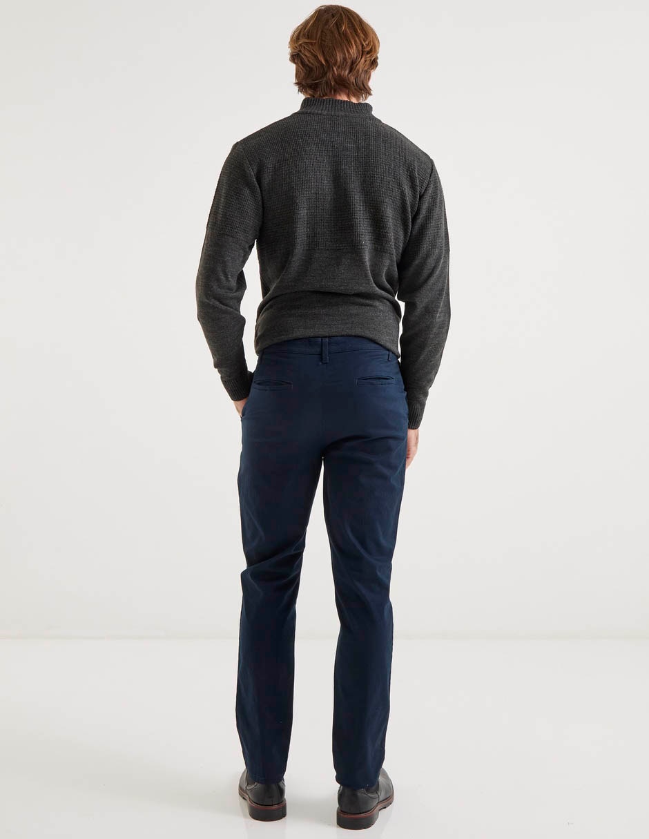 Pantalón chino slim de algodón para hombre 2