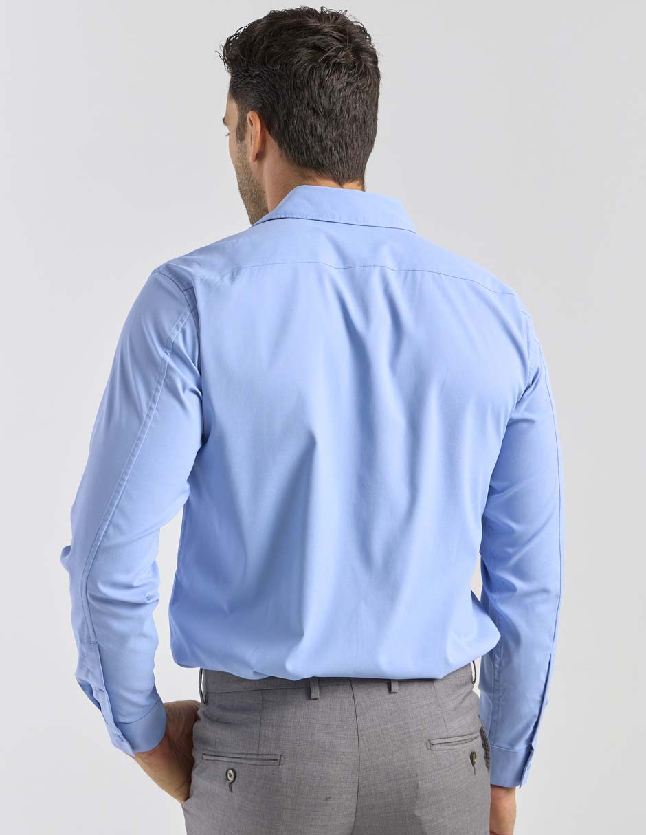 Camisa casual manga larga para hombre 2
