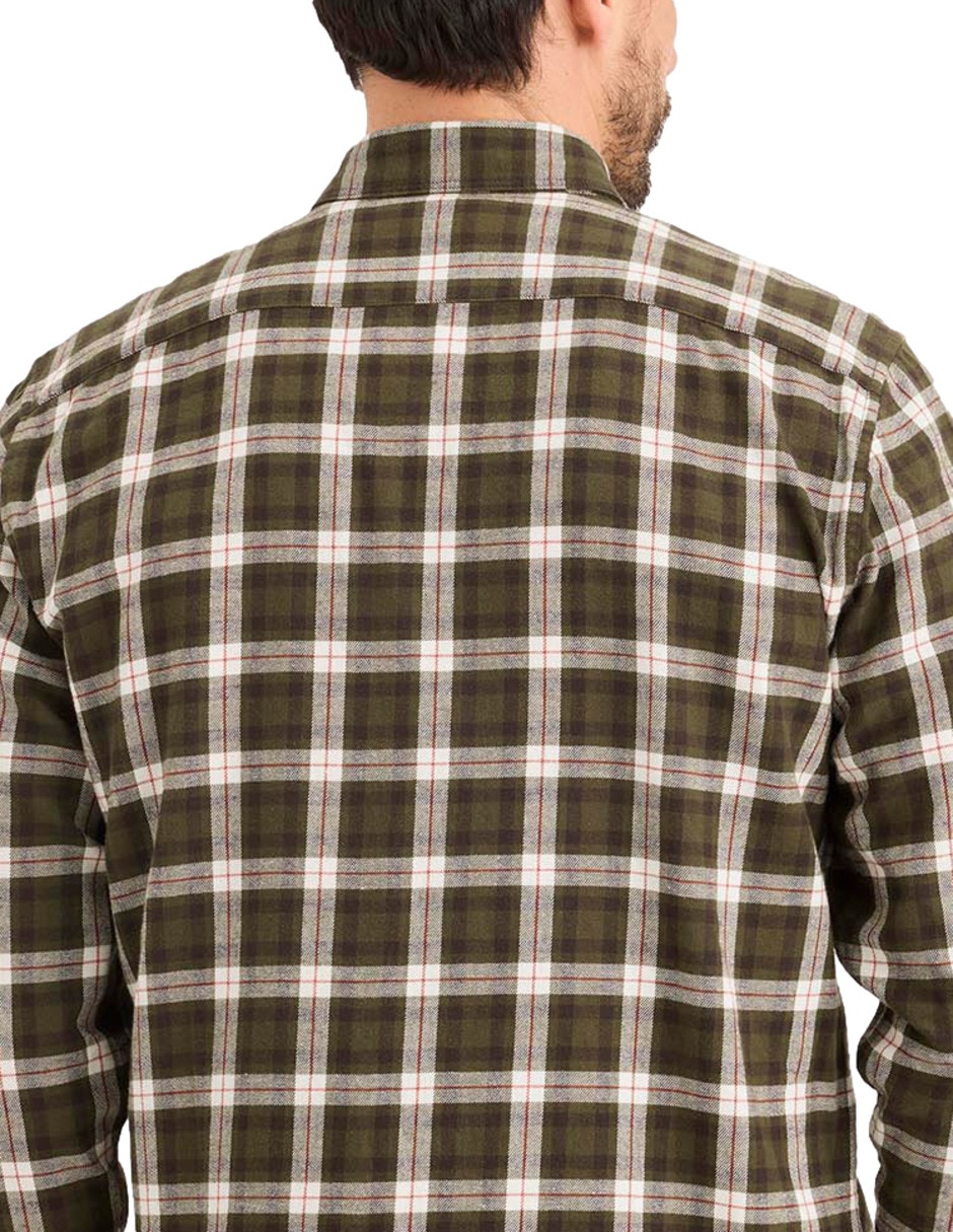 Camisa casual de algodón manga larga para hombre 4