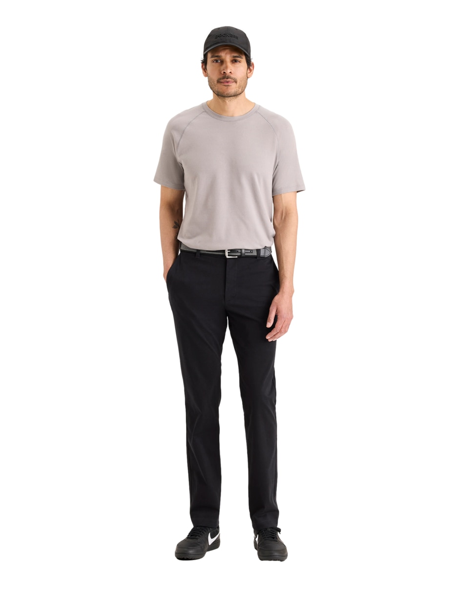 Pantalón casual chino slim de algodón para hombre 1