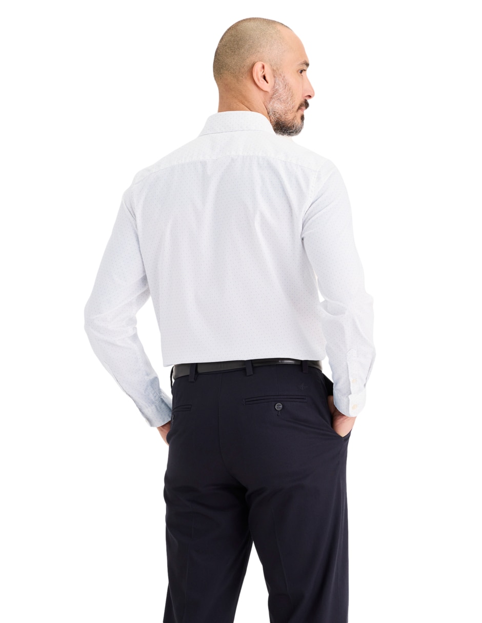 Camisa de vestir de algodón manga larga para hombre 3