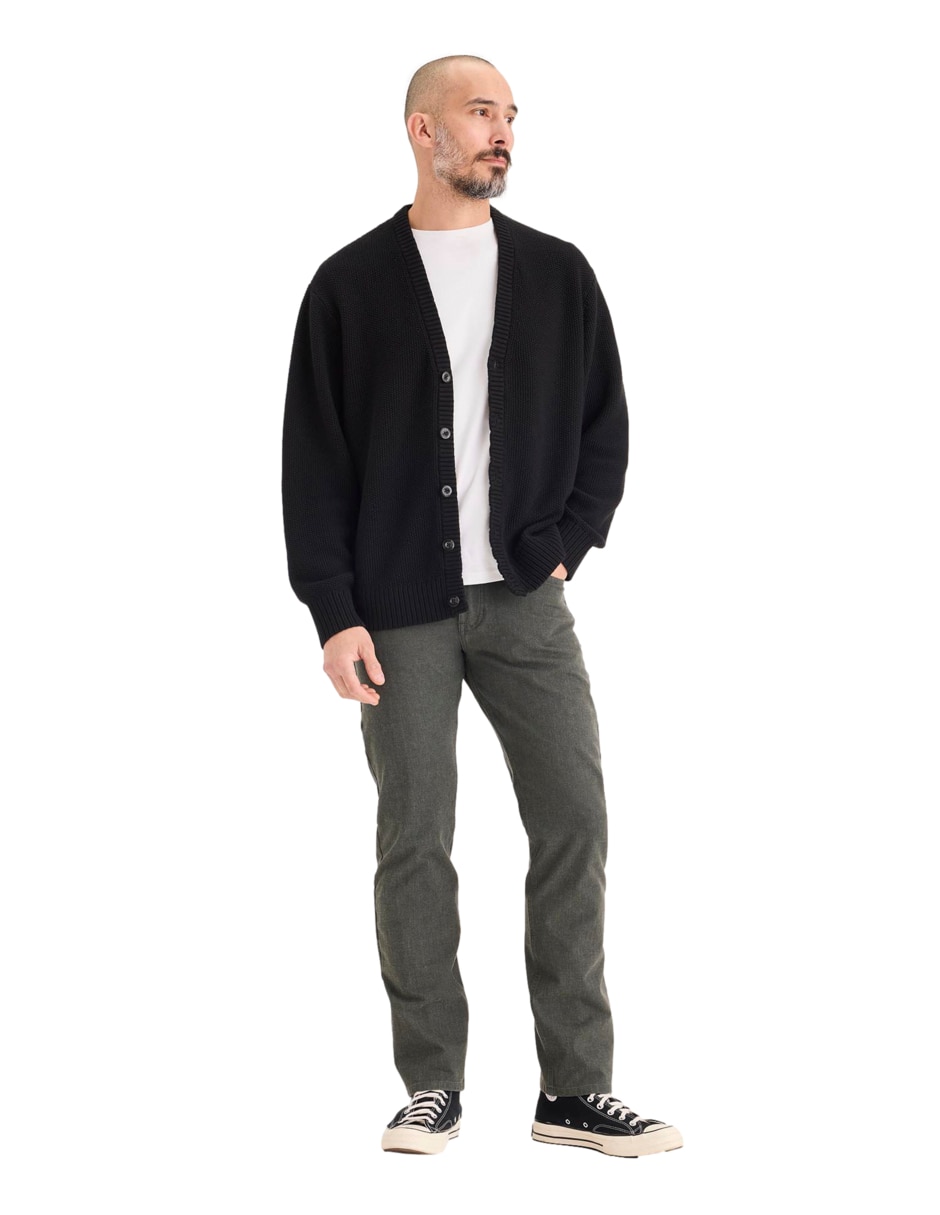 Pantalón recto de algodón para hombre 1