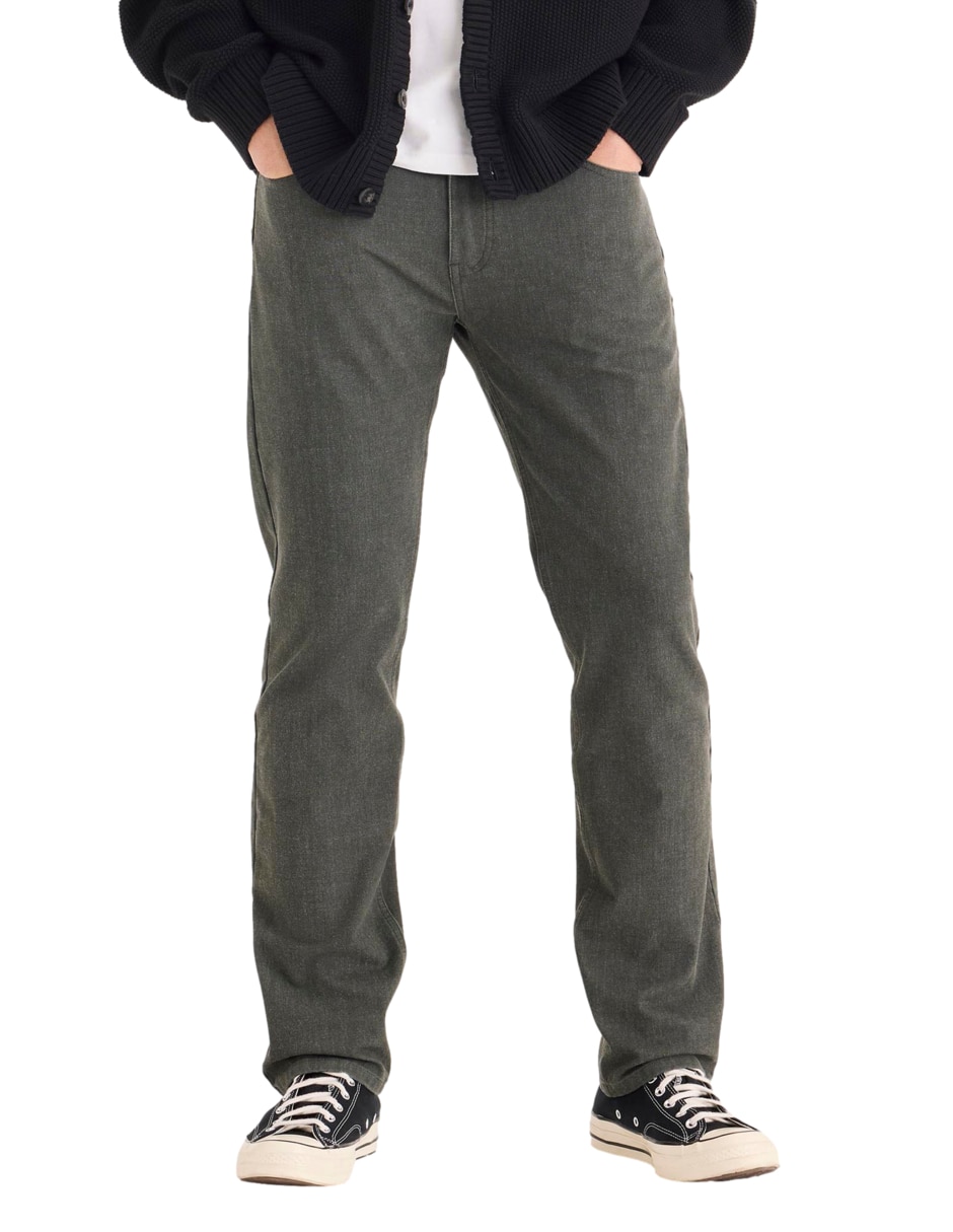 Pantalón recto de algodón para hombre 2