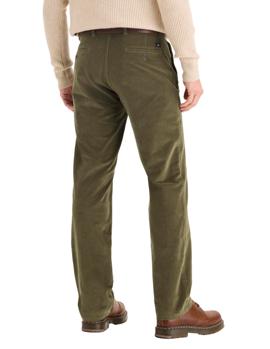 Pantalón chino recto de algodón para hombre 3
