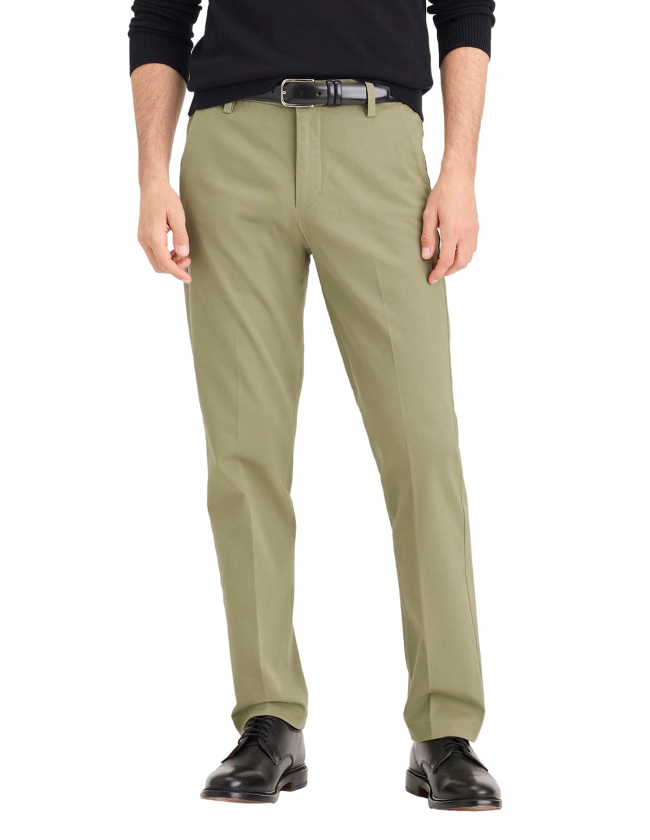 Pantalón de vestir slim de algodón para hombre 2