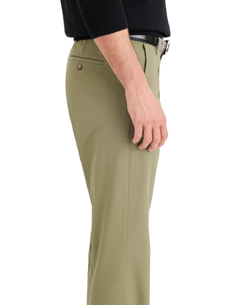 Pantalón de vestir slim de algodón para hombre 4