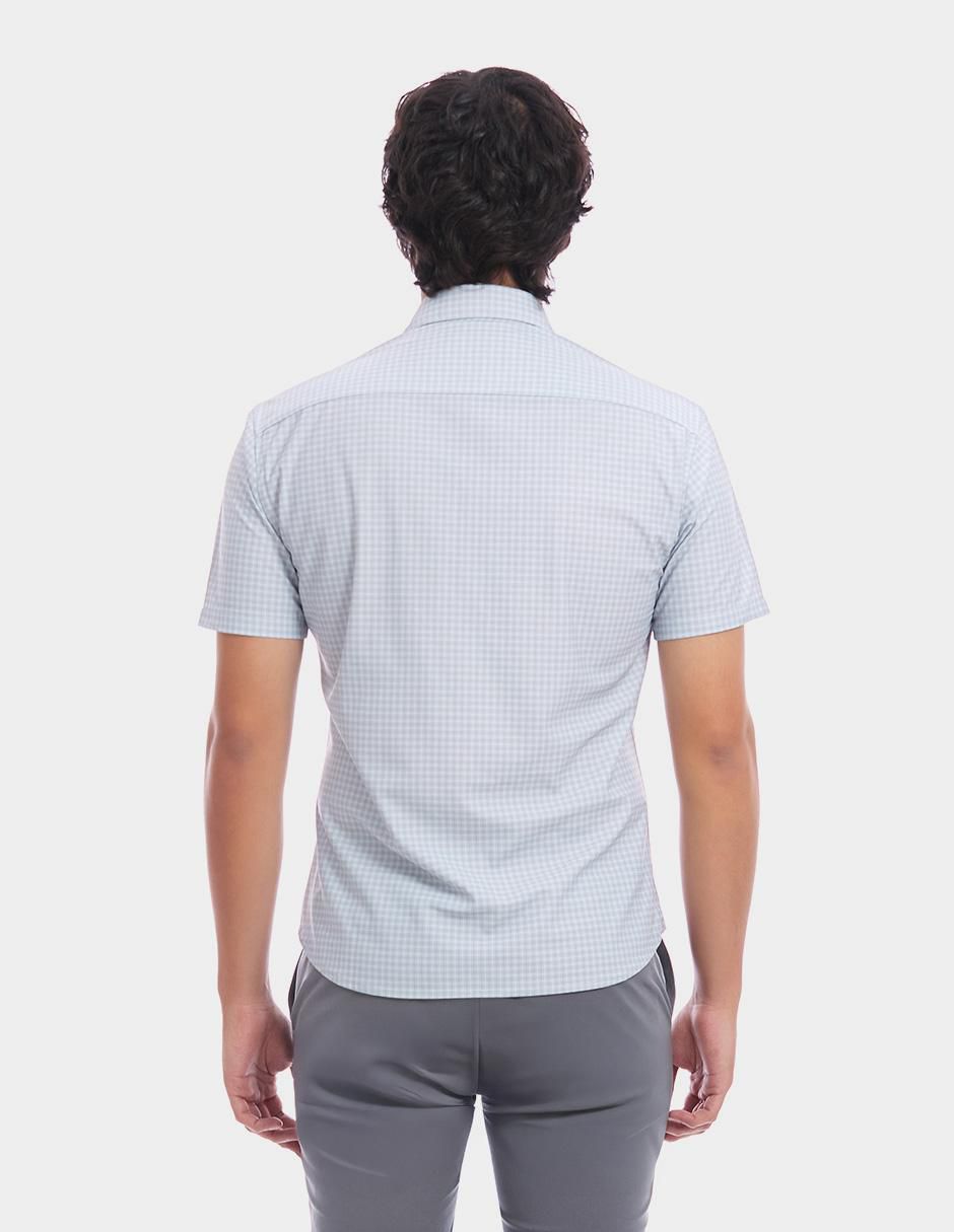 Camisa casual manga corta para hombre 6