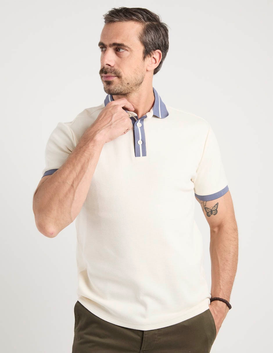 Playera tipo polo para hombre