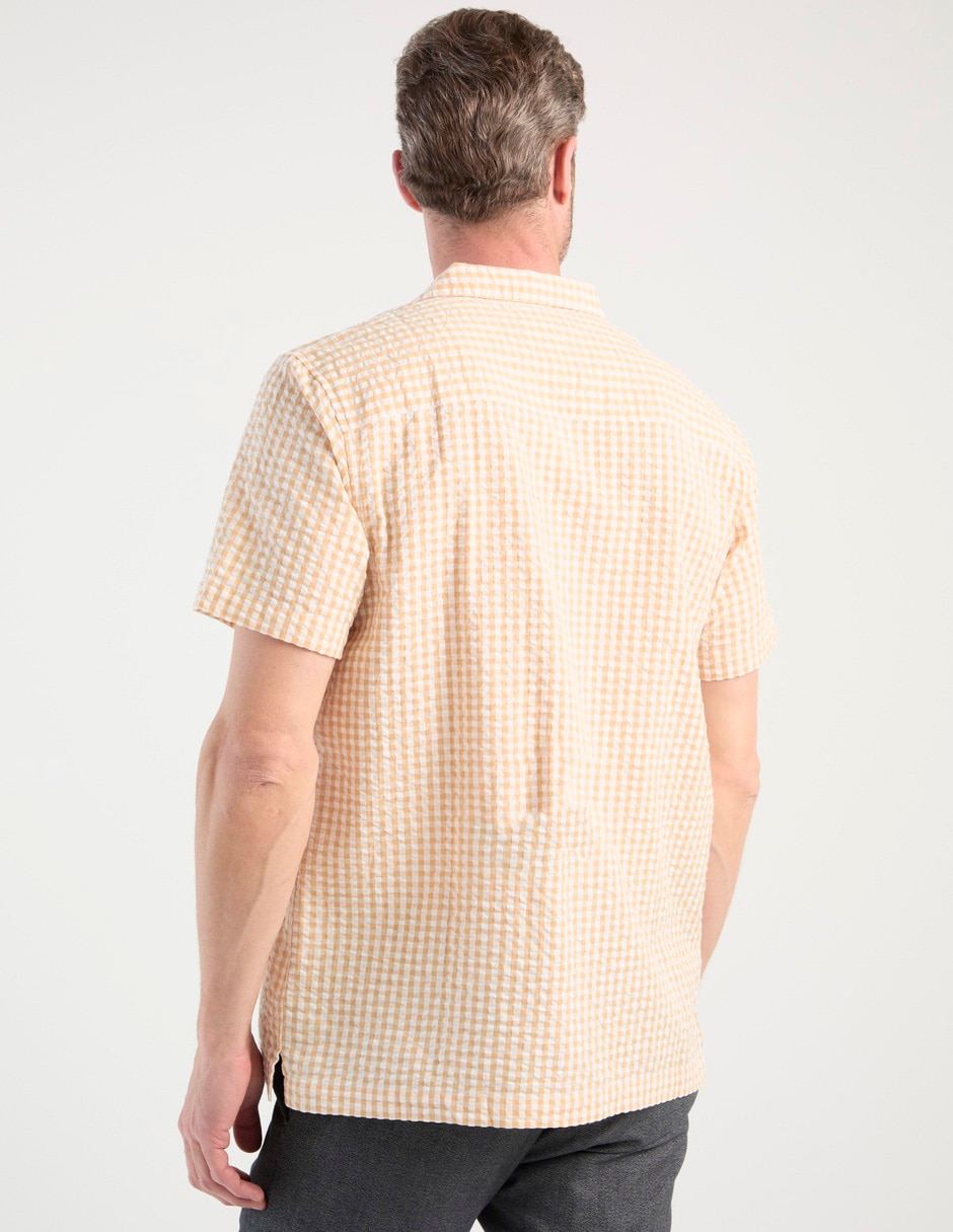 Camisa casual de algodón manga corta para hombre 2