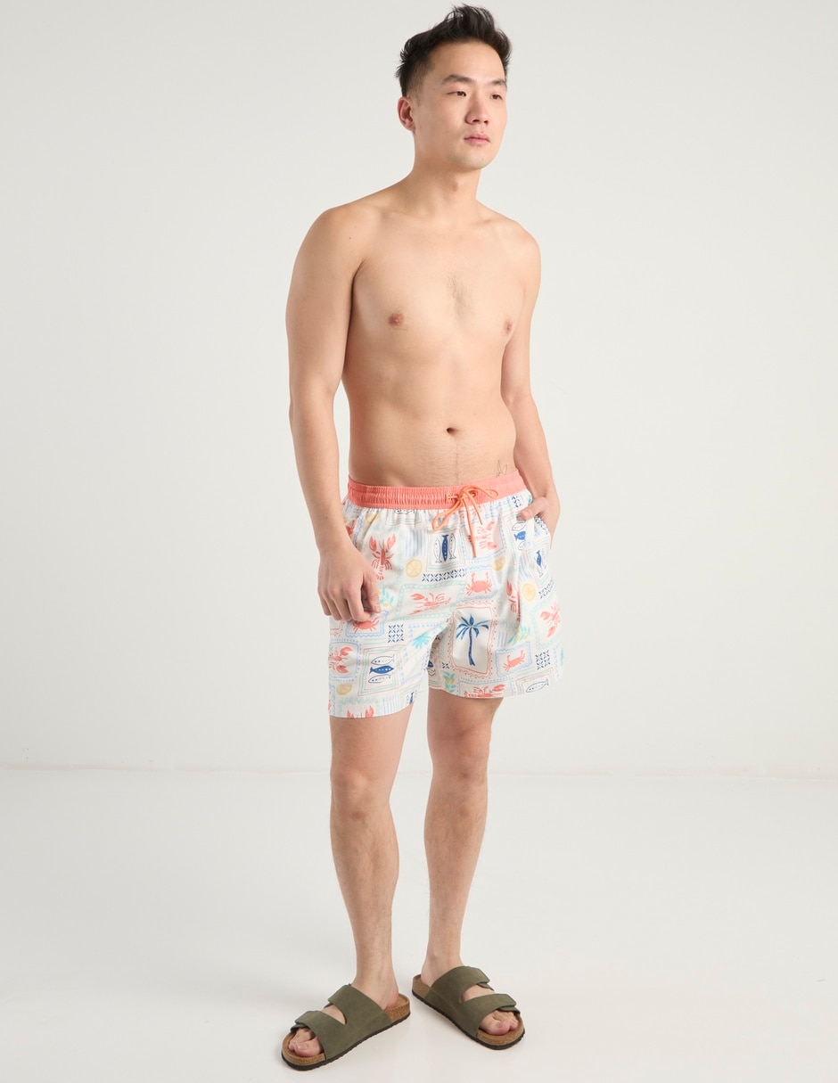 Traje de baño con bolsillos para hombre