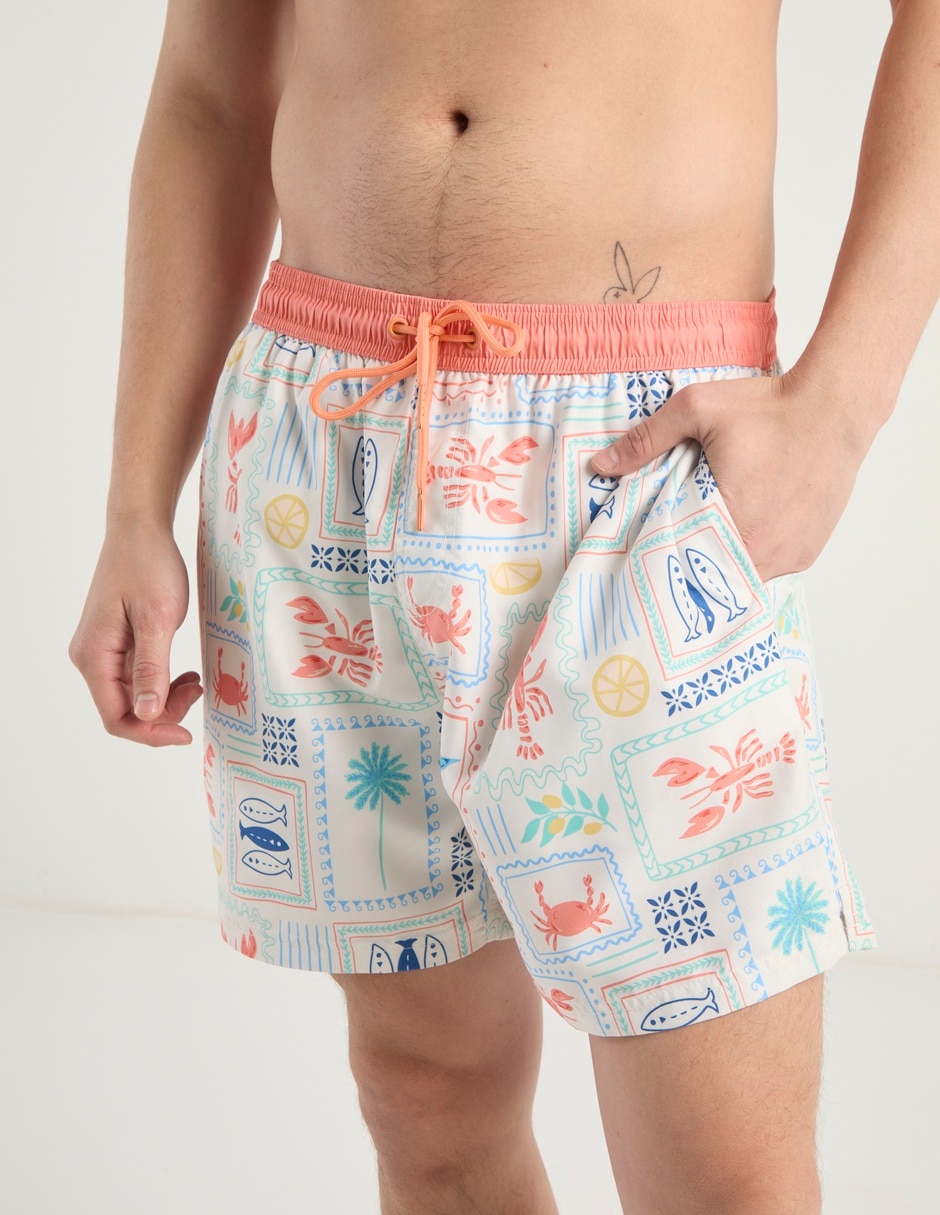 Traje de baño con bolsillos para hombre 4