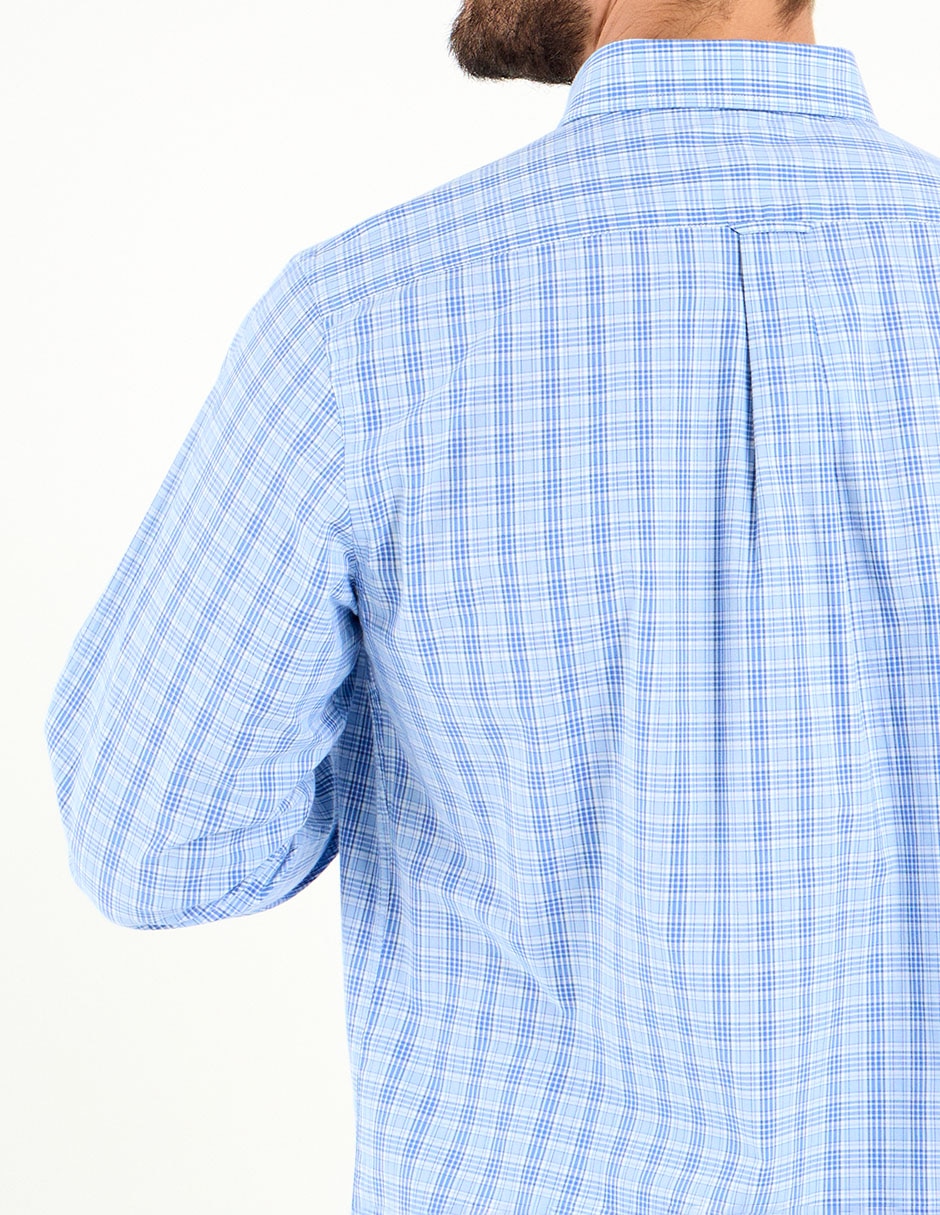 Camisa casual de algodón manga larga para hombre 5
