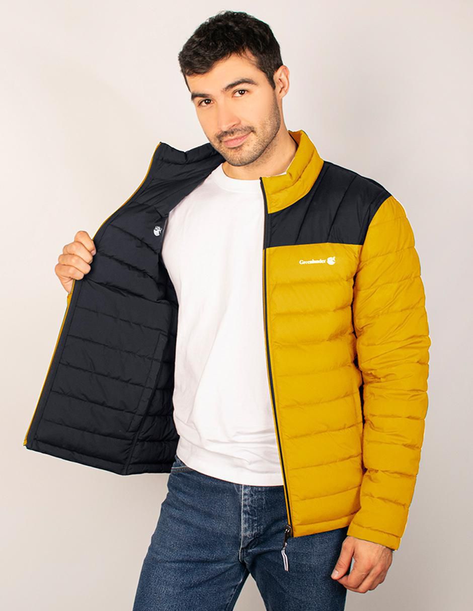 "chamarra" capitonada greenlander no "de" poliéster reversible "para hombre"