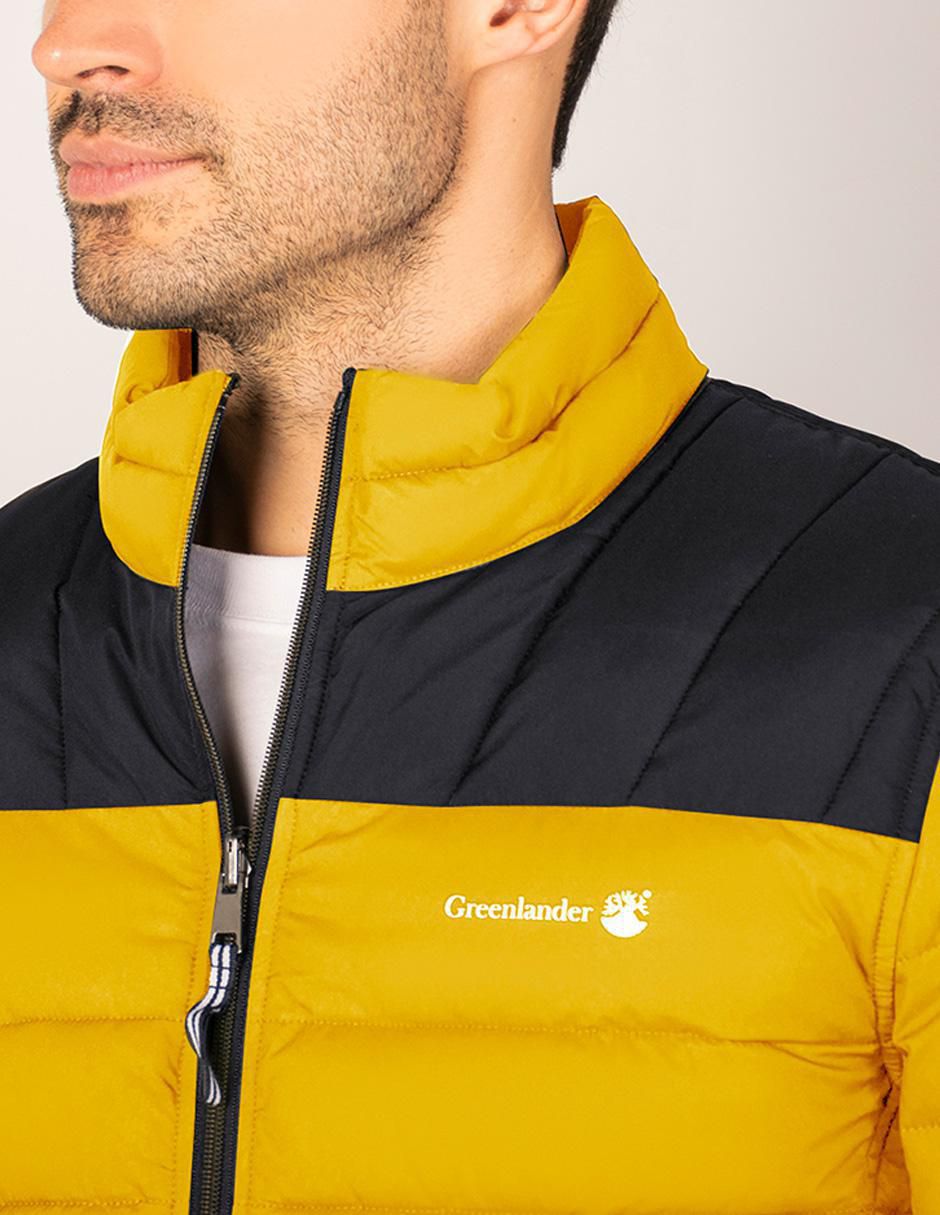 "chamarra" capitonada greenlander no "de" poliéster reversible "para hombre"