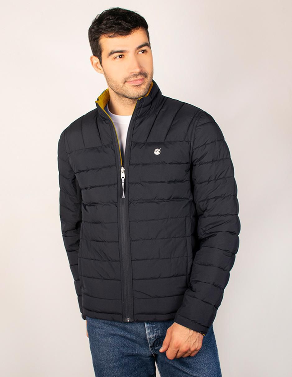 "chamarra" capitonada greenlander no "de" poliéster reversible "para hombre"