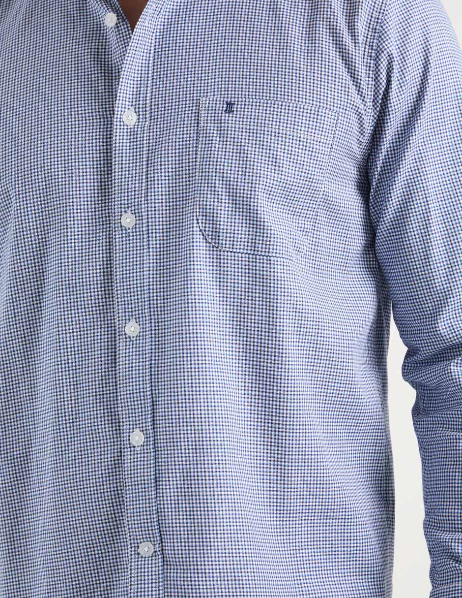 Camisa casual de algodón manga larga para hombre 4
