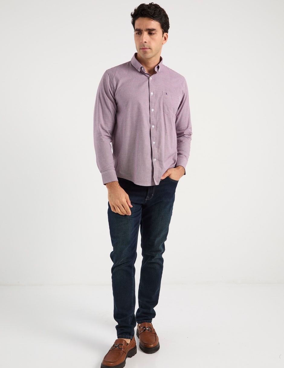 Camisa casual de algodón manga larga para hombre 3