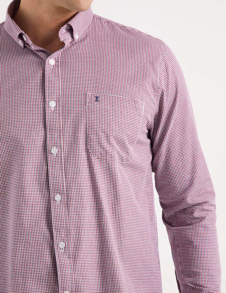 Camisa casual de algodón manga larga para hombre 4