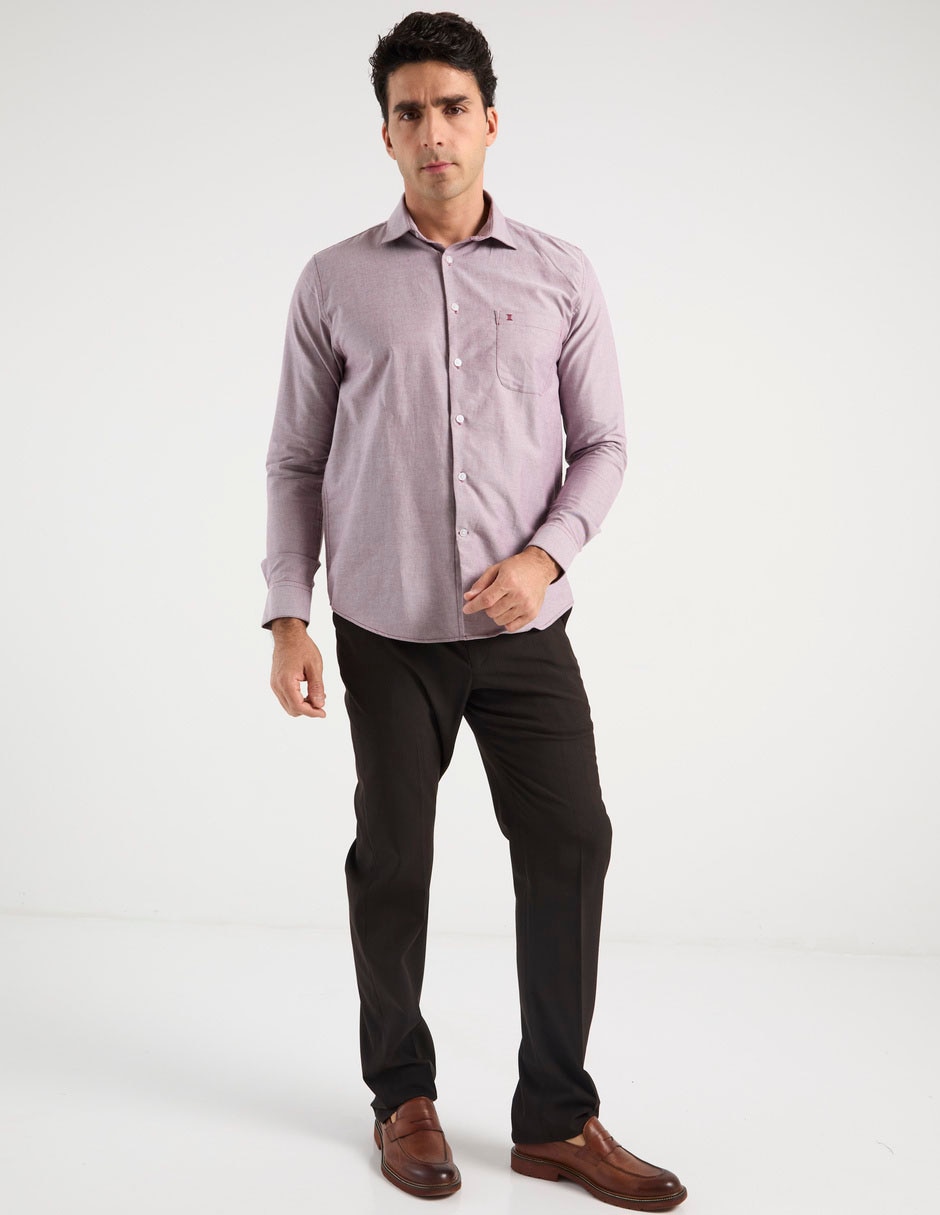 Camisa casual de algodón manga larga para hombre 3