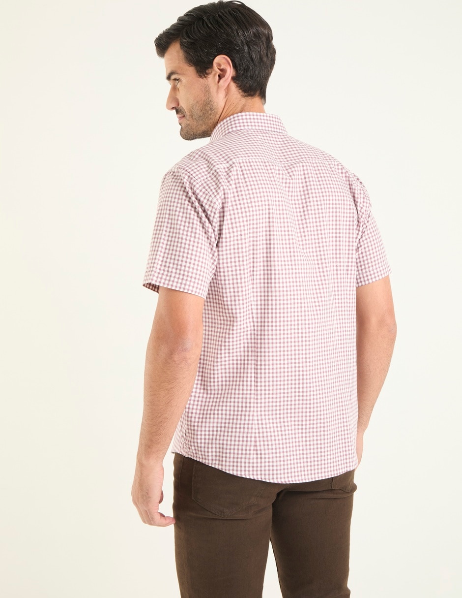 Camisa casual de algodón manga corta para hombre 2