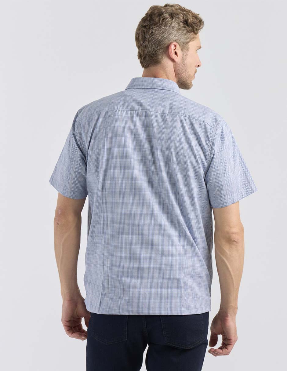 Camisa casual de algodón manga corta para hombre 2