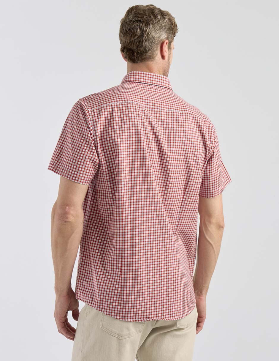 Camisa casual de algodón manga corta para hombre 2