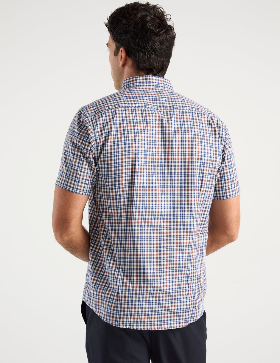 Camisa casual de algodón manga corta para hombre 2