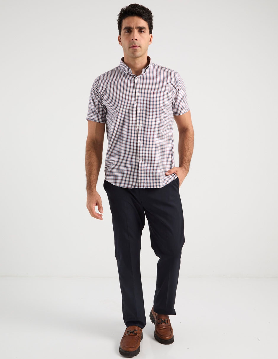 Camisa casual de algodón manga corta para hombre 3
