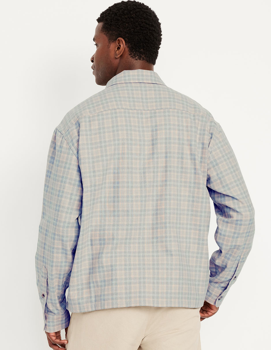 Camisa casual de algodón manga larga para hombre 3