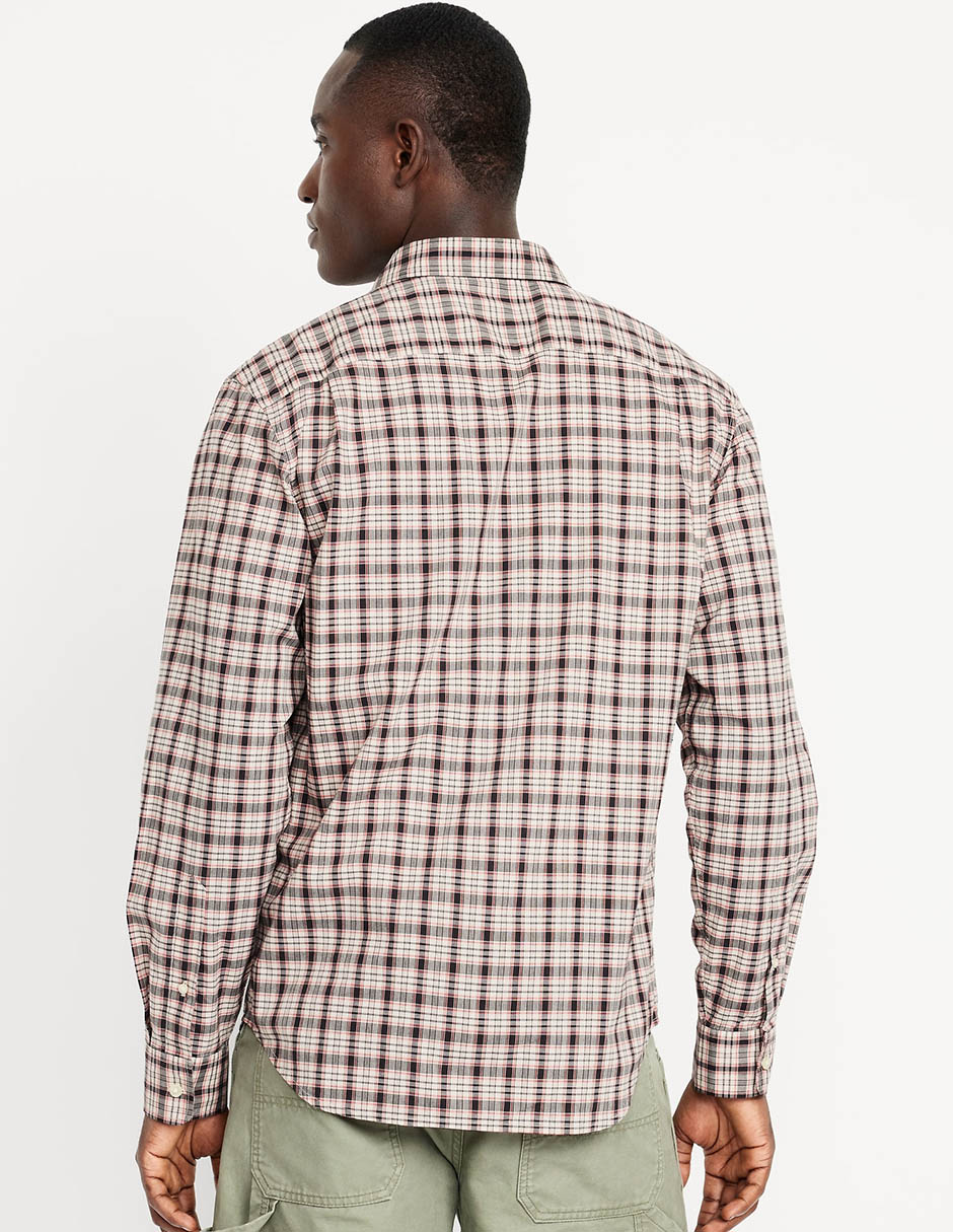 Camisa casual de algodón manga larga para hombre 2